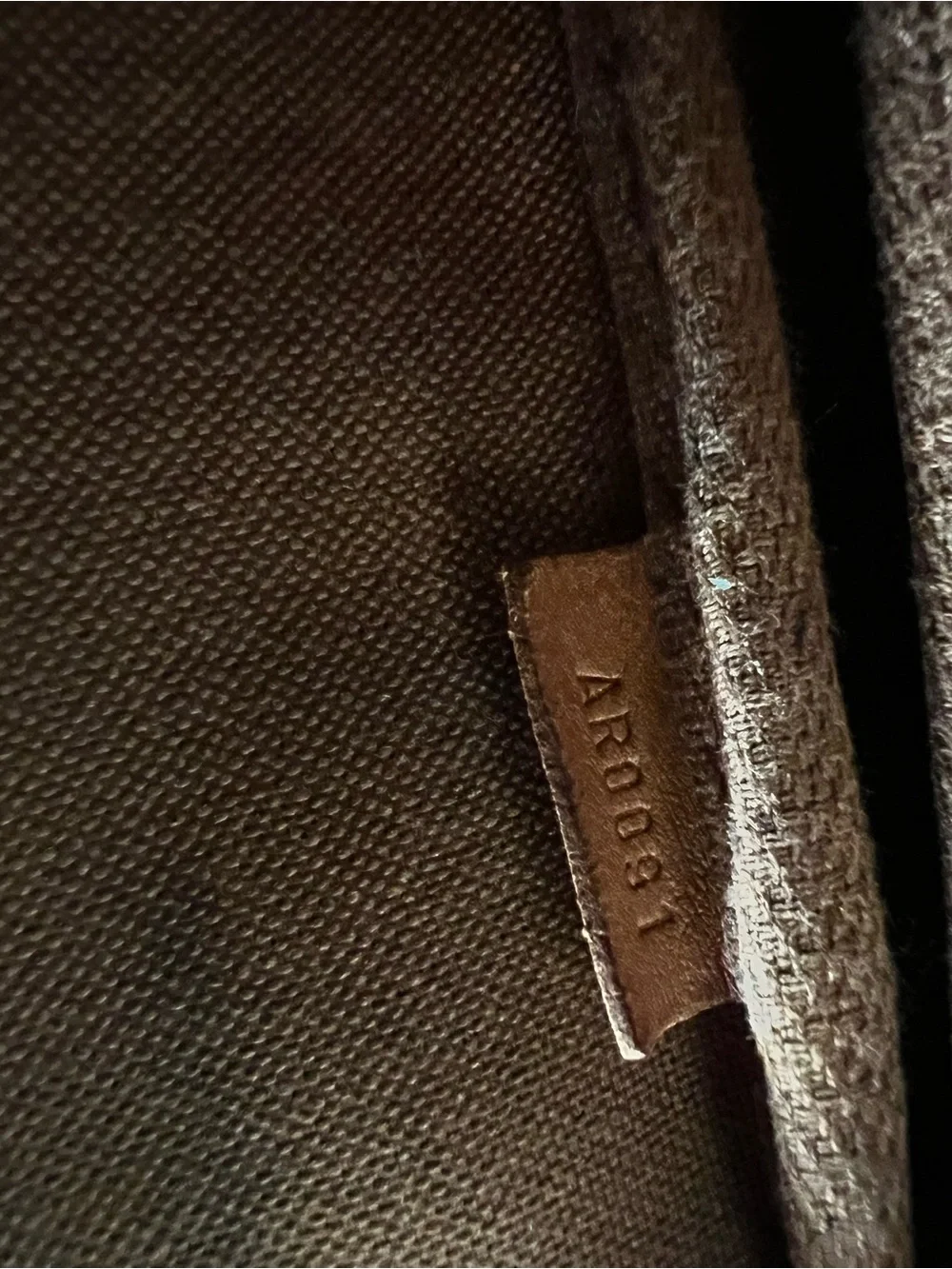 Louis Vuitton Brown Monogram Mini Pochette with Leather Strap